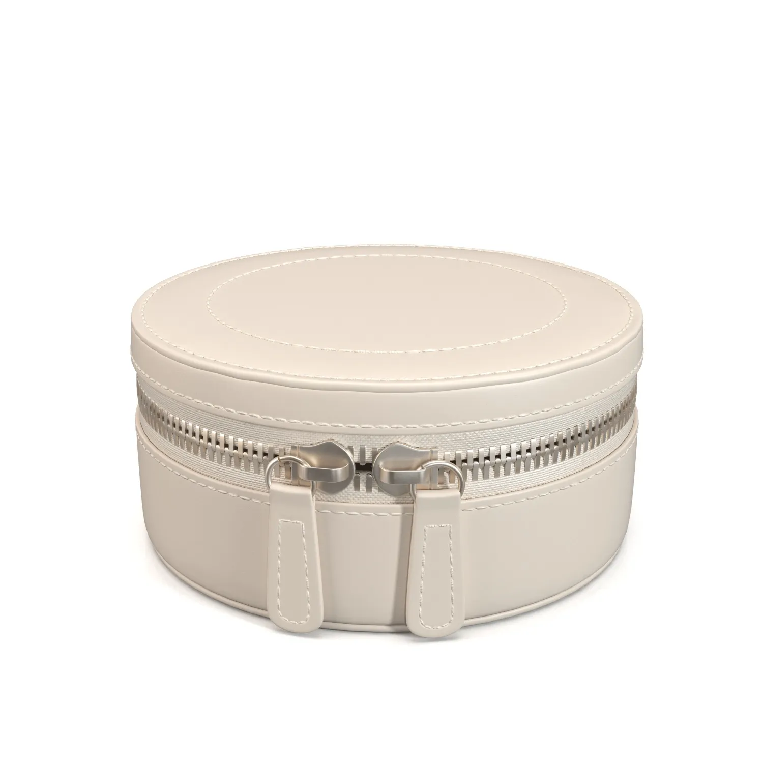 Sophia Round Zip Case PBR 3D Model_01